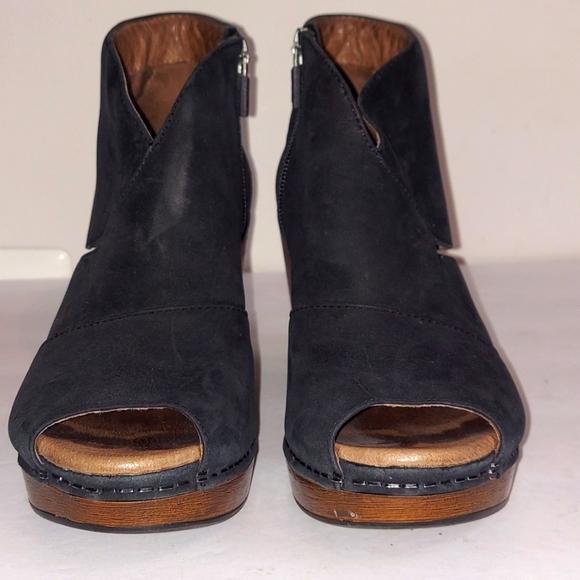 Dansko Delphina Peep-Toe Platform Heeled Bootie EU 36 (5.5-6) - Picture 2 of 10